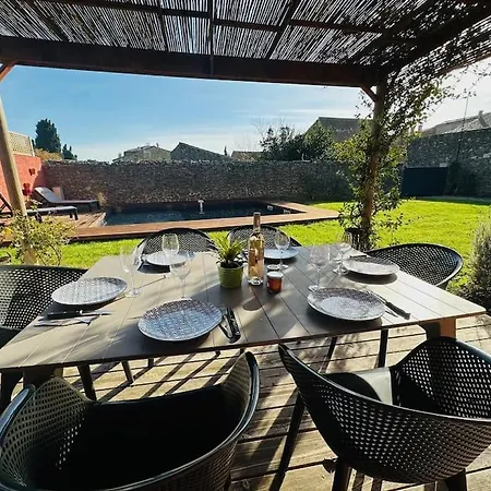 Ancien Chai Rénové Avec Piscine Villa *
